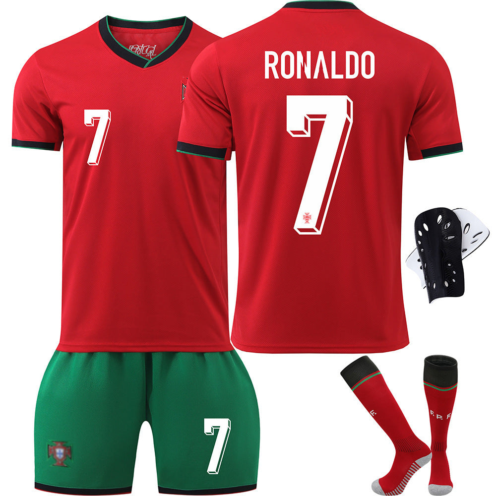 Portugal Football Jersey Sports Uniform