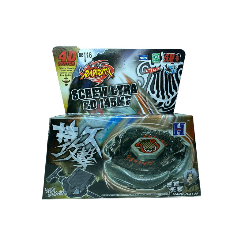 Burst Alloy Top with Launcher and Box