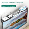 Place a set-top box rack on top of the TV
