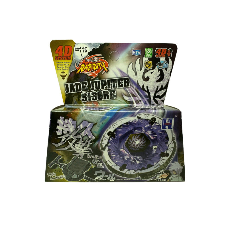 Burst Alloy Top with Launcher and Box