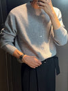 Mens Loose Fit Knit Cardigan