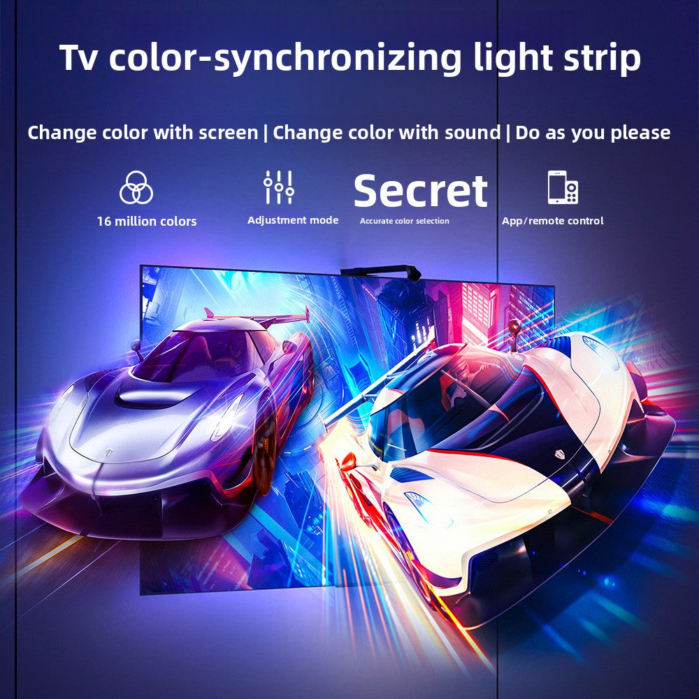Bluetooth TV Ambient Light Strip with App Control