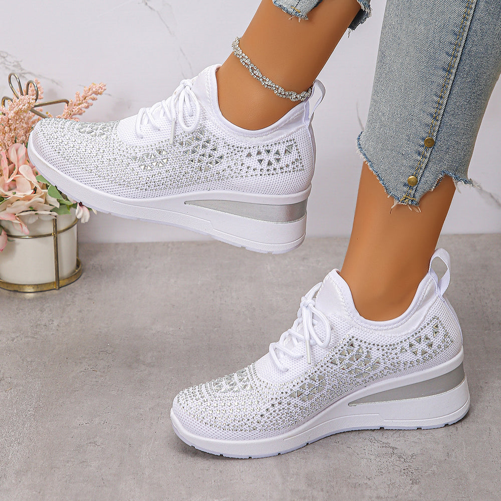 Women Low Wedge Casual Shoes