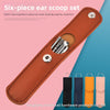 Stainless Steel Ear Scoop Double-Headed Spiral Ear Scoop Ear Cleaner Ear Picking Tool 6-Piece Set