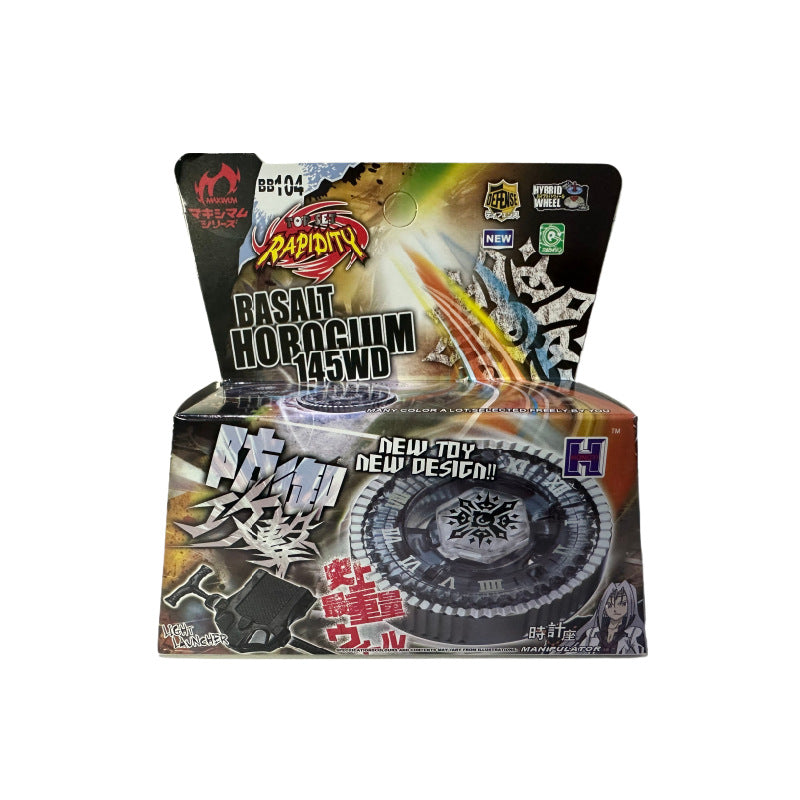 Burst Alloy Top with Launcher and Box