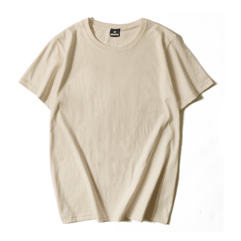 Combed Cotton Solid Color T-Shirt