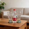 Football Trophy Design Glass Beer Mug