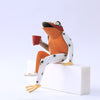 Wrought Iron Frog Garden Decoration