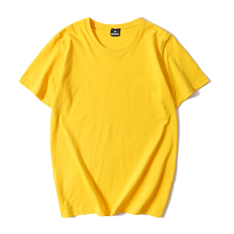 Combed Cotton Solid Color T-Shirt