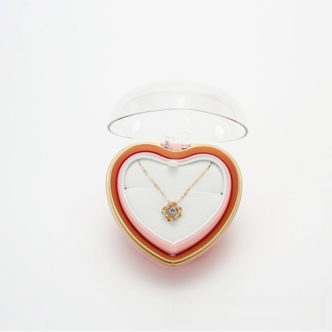 Pendant Necklace Rose Box