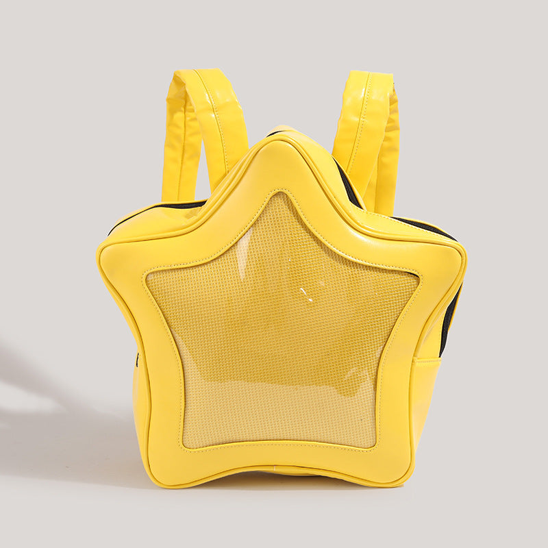 Star-Shaped Transparent Display Backpack