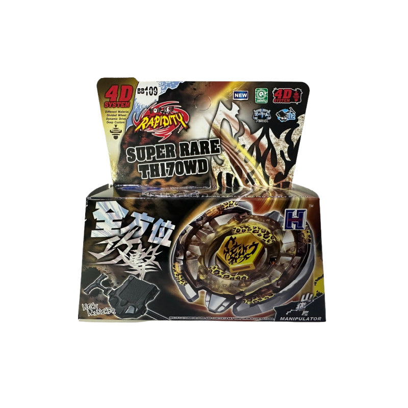 Burst Alloy Top with Launcher and Box
