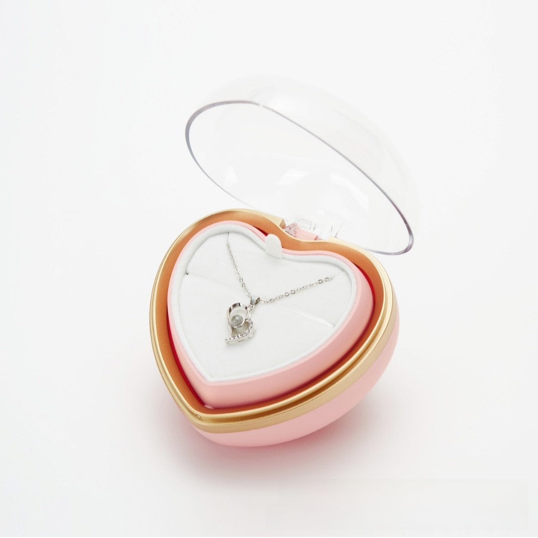 Pendant Necklace Rose Box