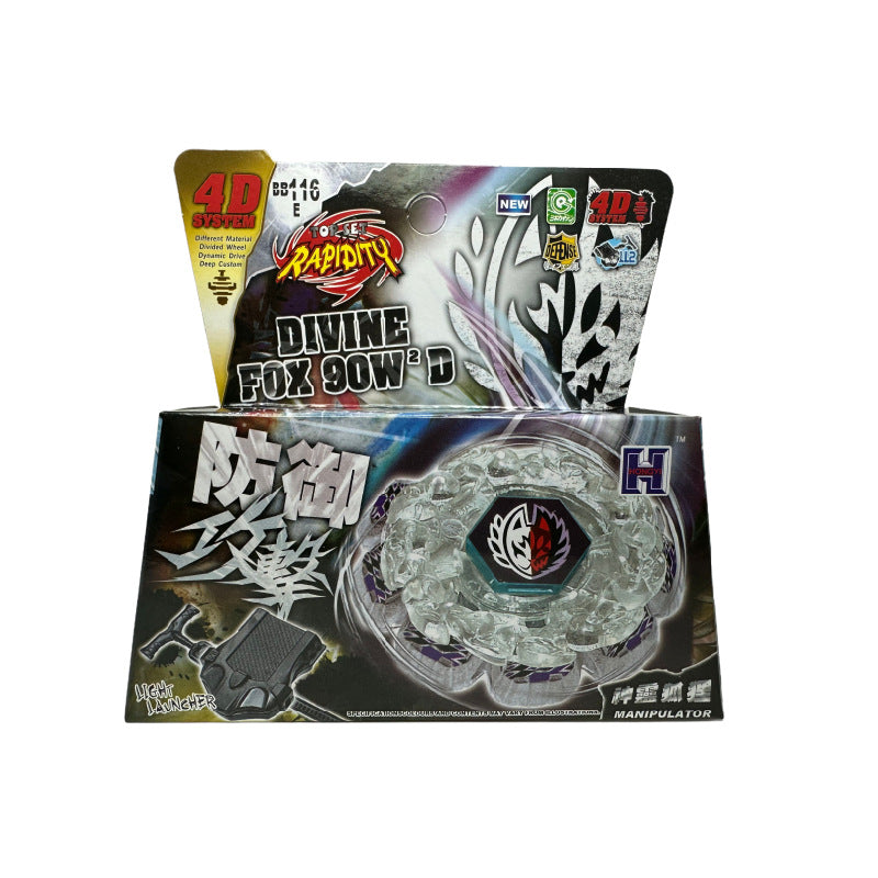 Burst Alloy Top with Launcher and Box