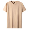 Combed Cotton Solid Color T-Shirt