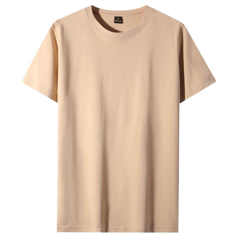 Combed Cotton Solid Color T-Shirt