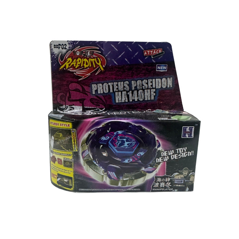 Burst Alloy Top with Launcher and Box
