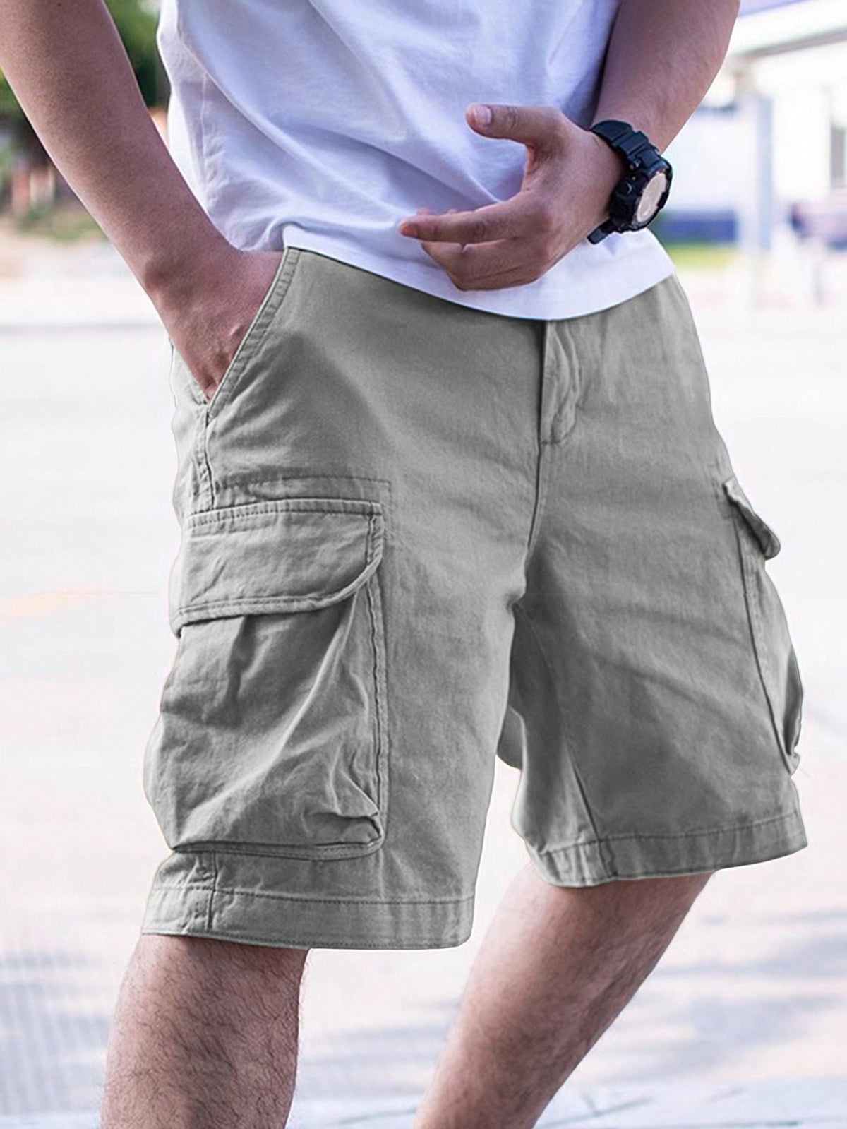 Mens Casual Cotton Shorts