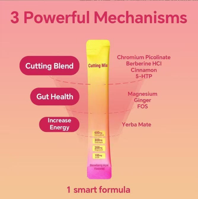 Strawberry Flavor Yerba Mate Dietary Powder