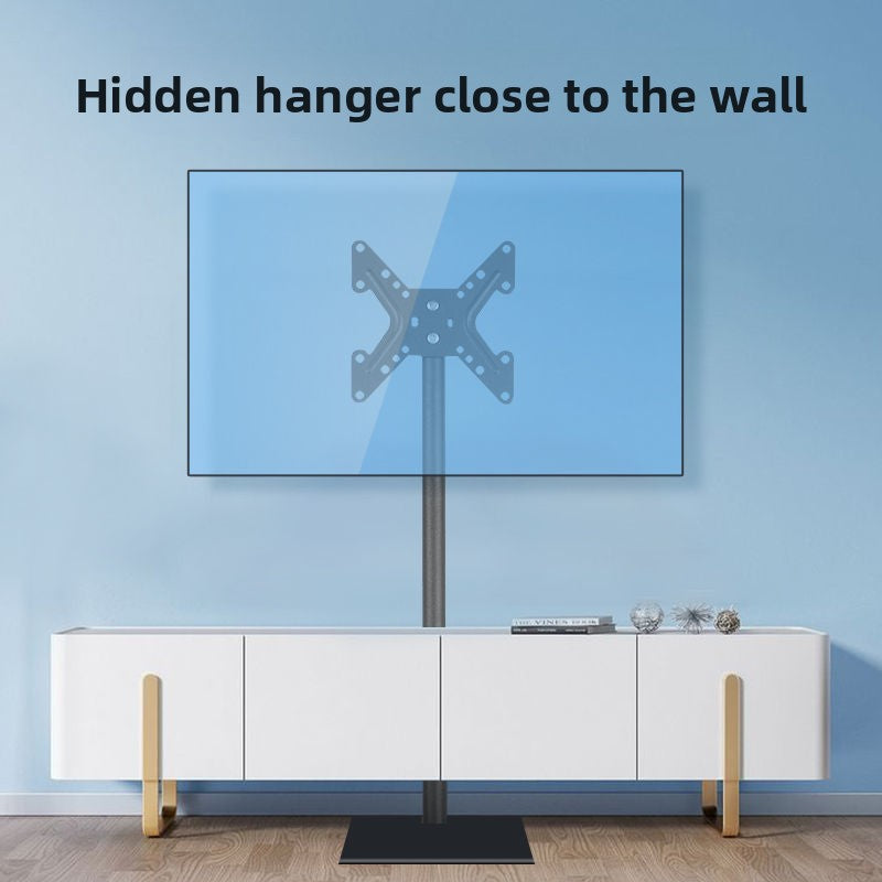 Horizontal and vertical screen flat-panel TV stand