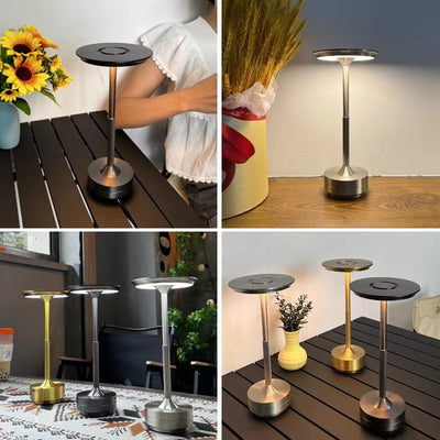 Rechargeable Metal LED Table Lamp with Touch Control
