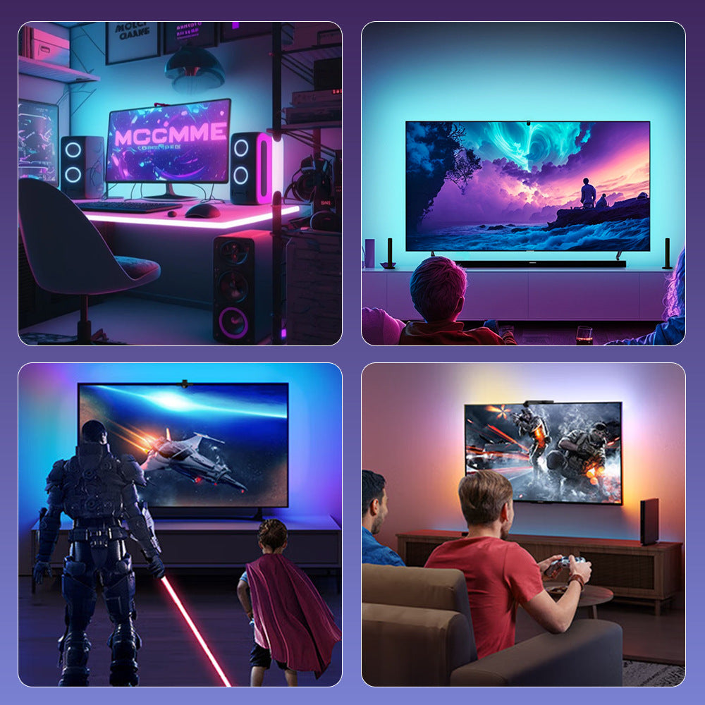 Bluetooth TV Ambient Light Strip with App Control
