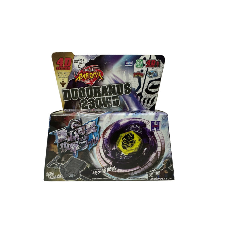 Burst Alloy Top with Launcher and Box