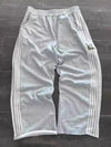 Vintage Striped High Waist Casual Pants