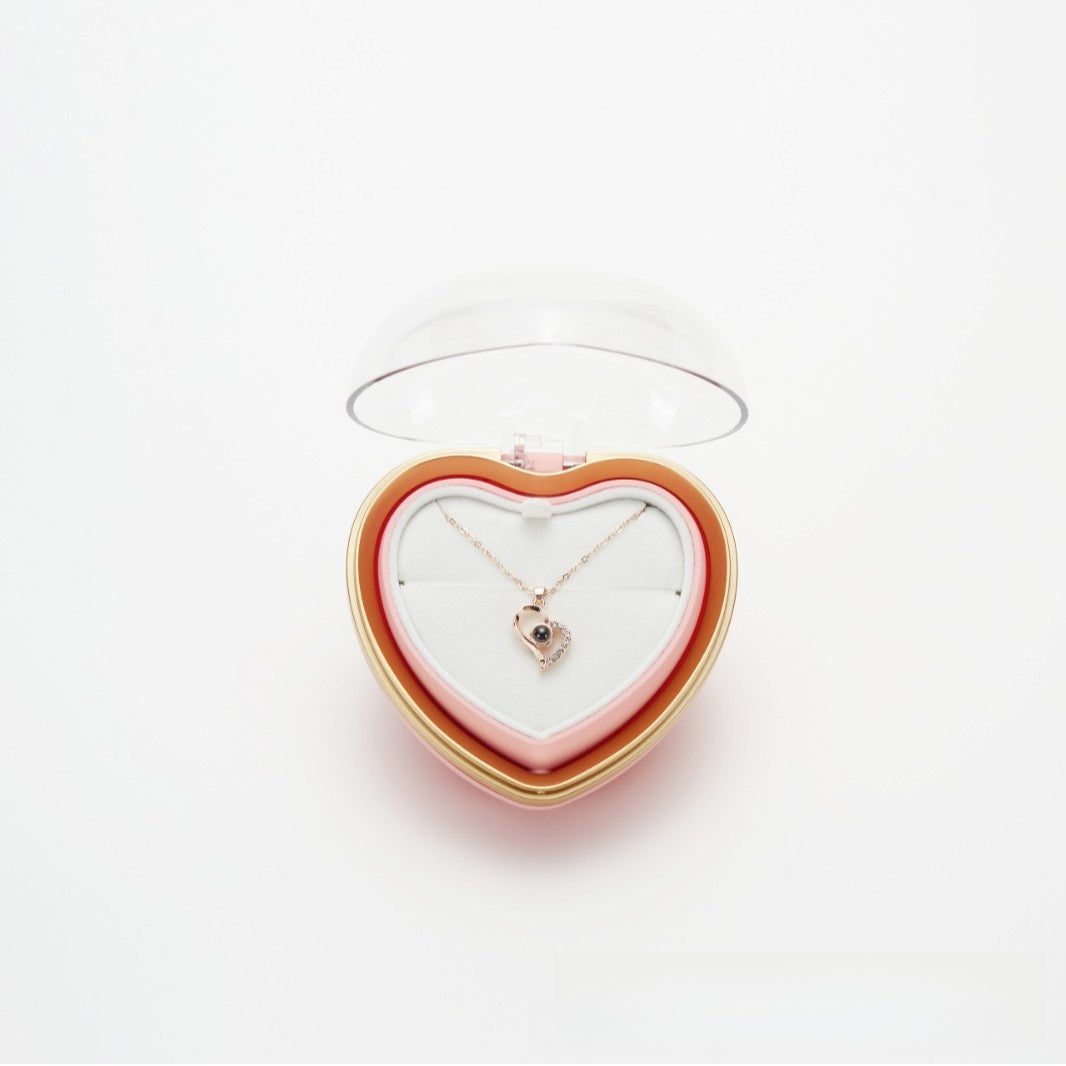 Pendant Necklace Rose Box
