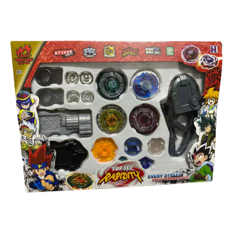 Burst Alloy Top with Launcher and Box