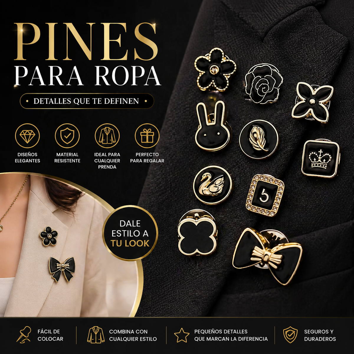 PINES PARA ROPA