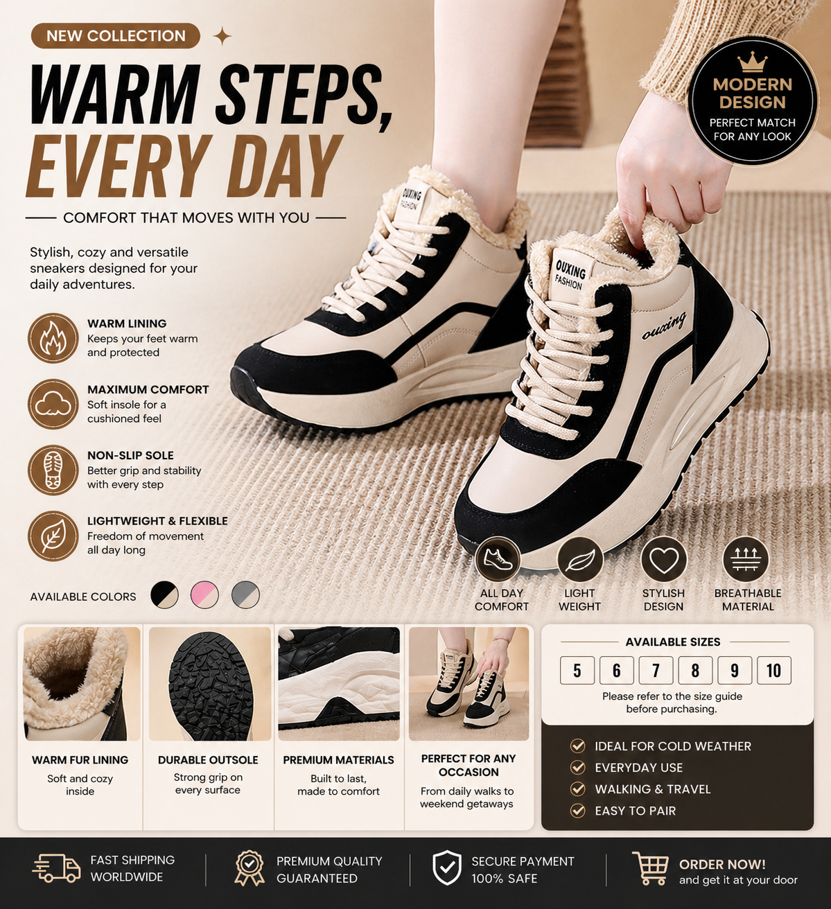 ZAPATILLAS DE INVIERNO SOPHIA