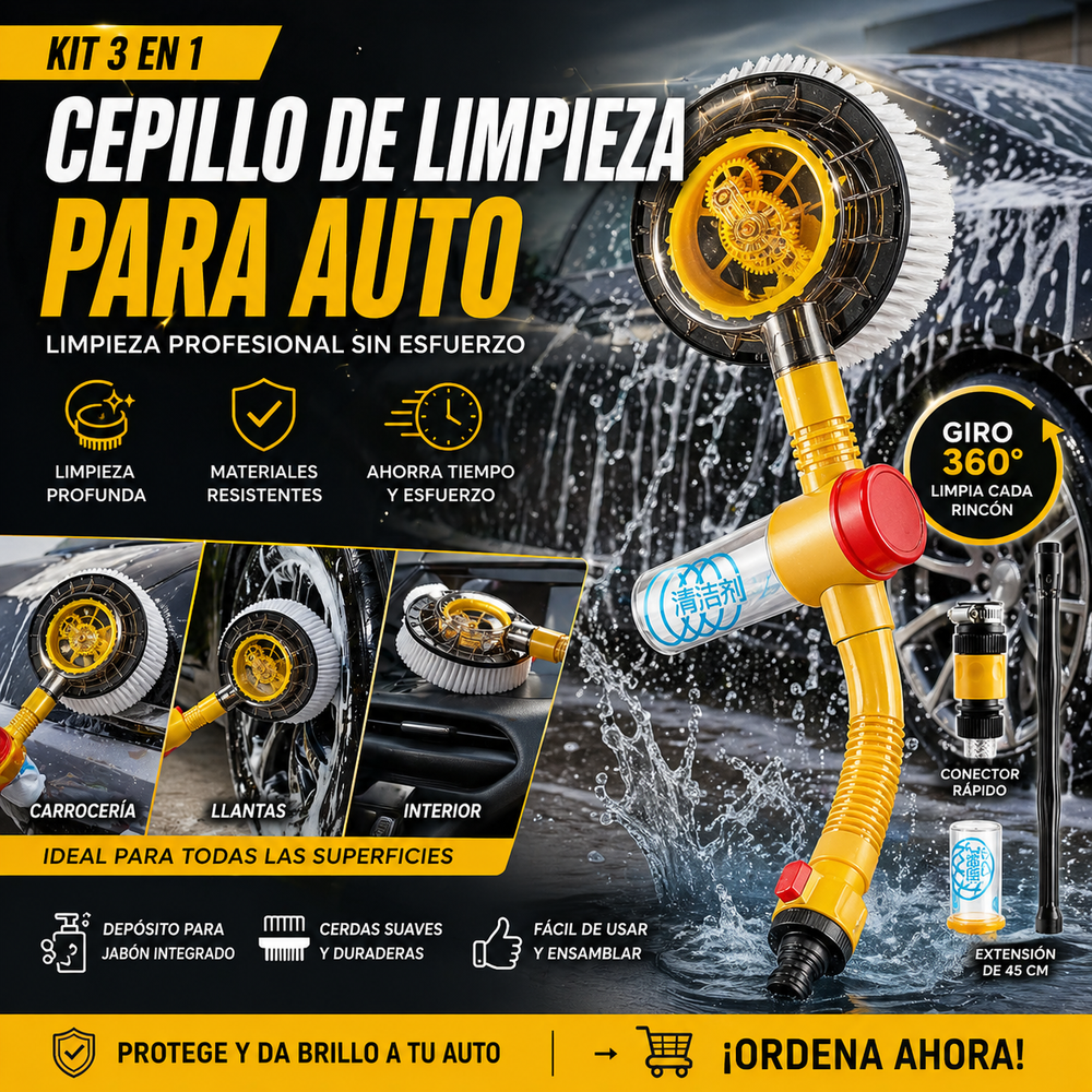 KIT DE LIMPIEZA PARA AUTO
