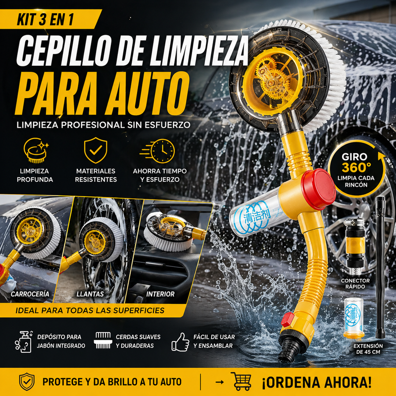 KIT DE LIMPIEZA PARA AUTO