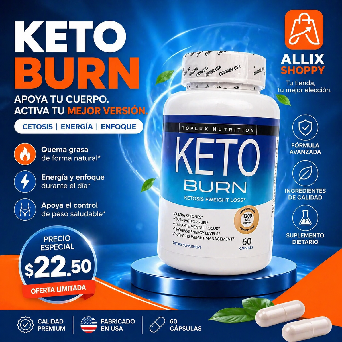 KETO BURN – Activa tu mejor versión