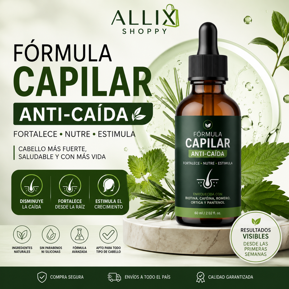 Formula Capilar Anti-caida de cabello